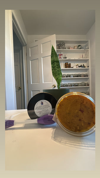 Turmeric & Rose Brightening Scrub (w/applicator) Bath & Beauty TheFlowerPotLLC   