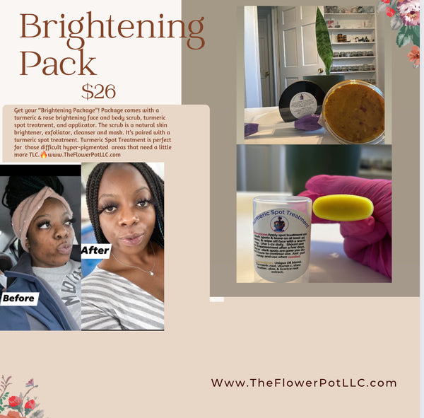 Brightening Pack  TheFlowerPotLLC   
