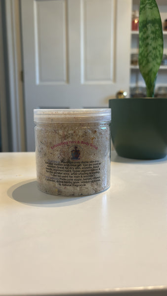 Exfoliating Yoni & Body Scrub Skincare TheFlowerPotLLC   