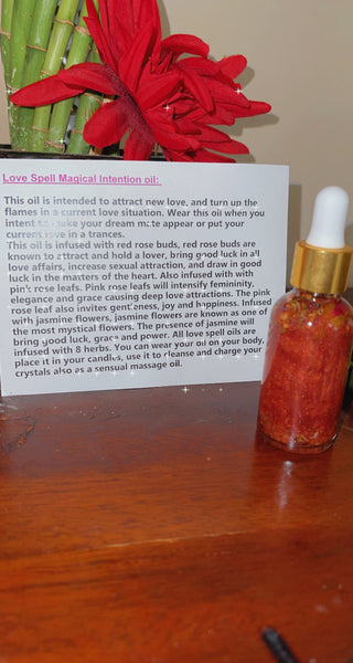 Enchanted Love Spell Oil  TheFlowerPotLLC   