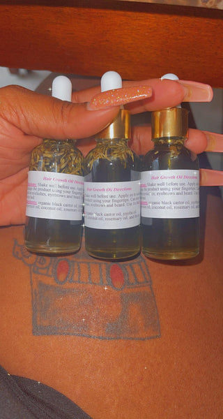 Hair, edge, beard and nape oil  TheFlowerPotLLC   