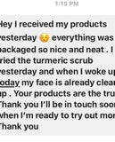 Mini Turmeric & Rose Brightening Scrub  TheFlowerPotLLC   